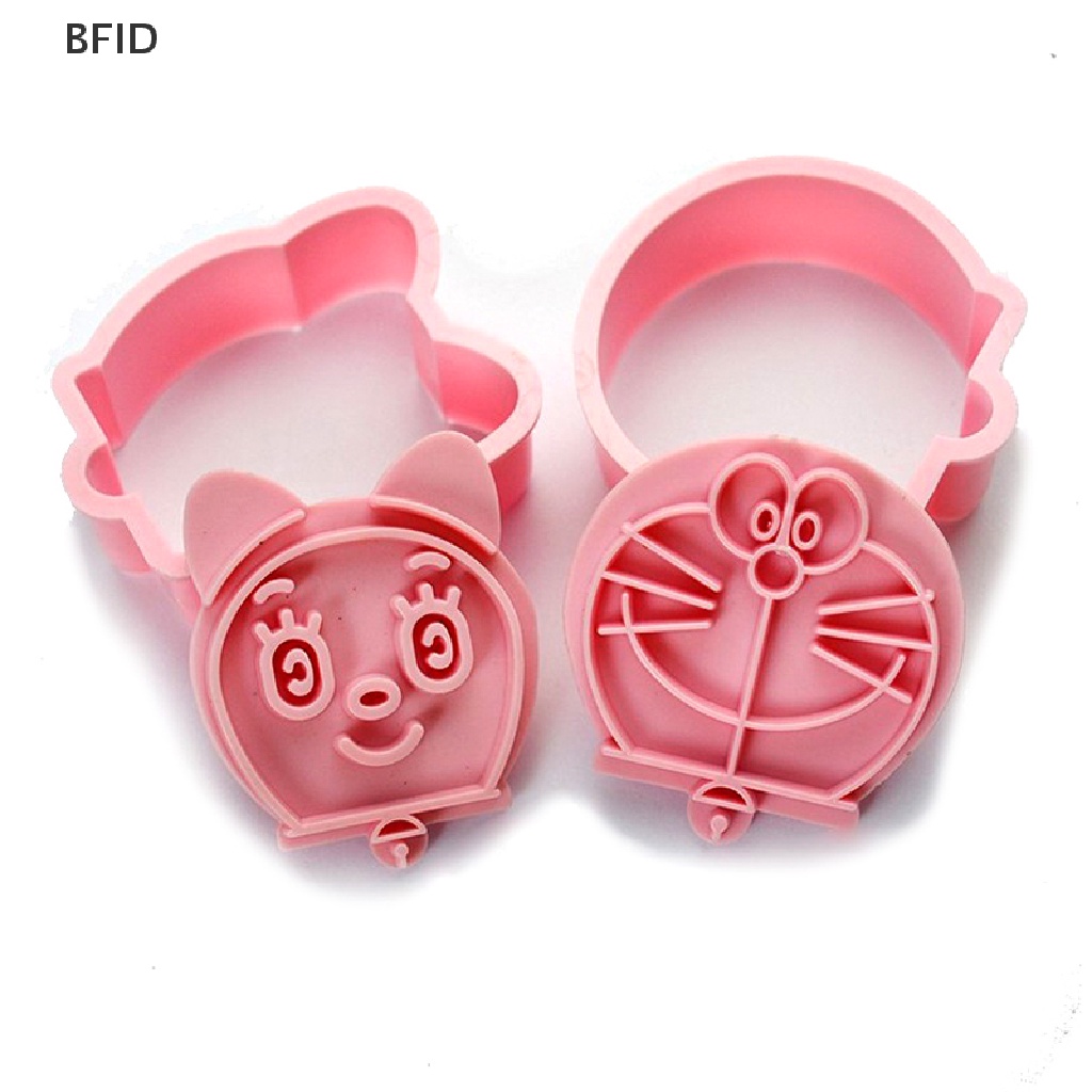 [BFID] 2pcs/set Jingle Cats Dan Doraemon Cookies Cutter/Alat Perangko Plastik Food Grade [ID]