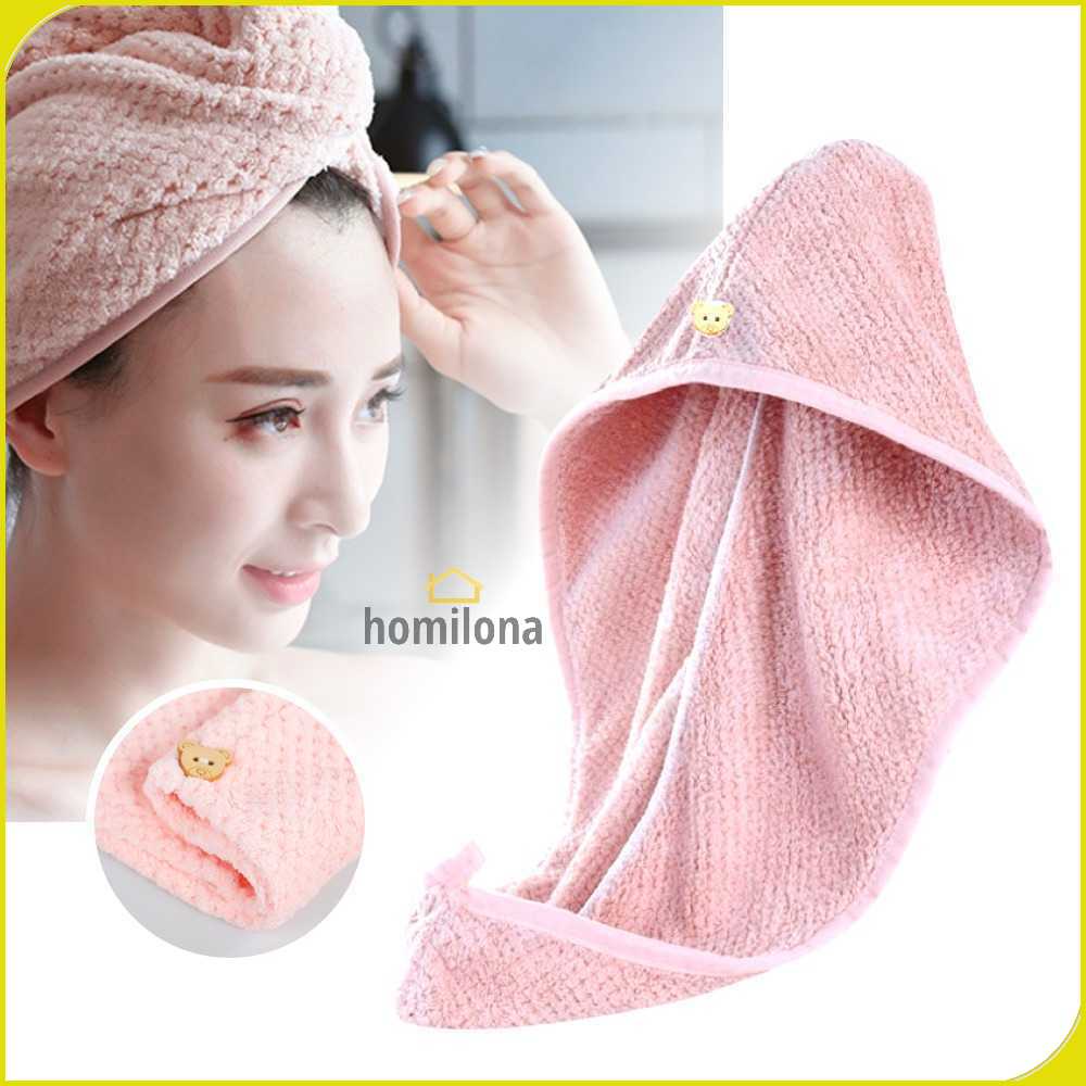 ERDONG Handuk Pengering Rambut Kepala Hair Wrap Drying Towel - FO60