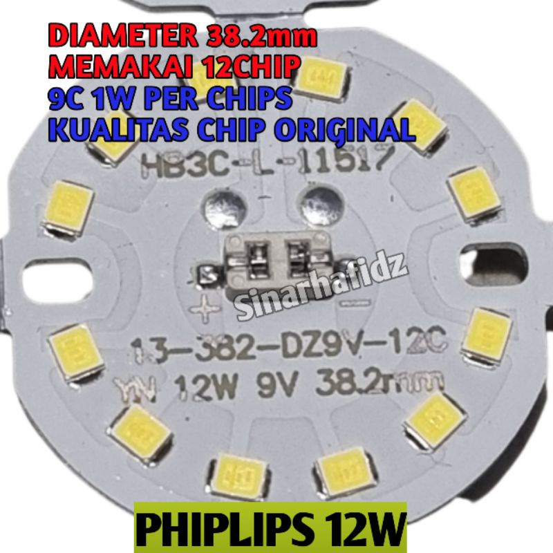 led dc to kit philips led 8w 9w 10w 12w leher kecil