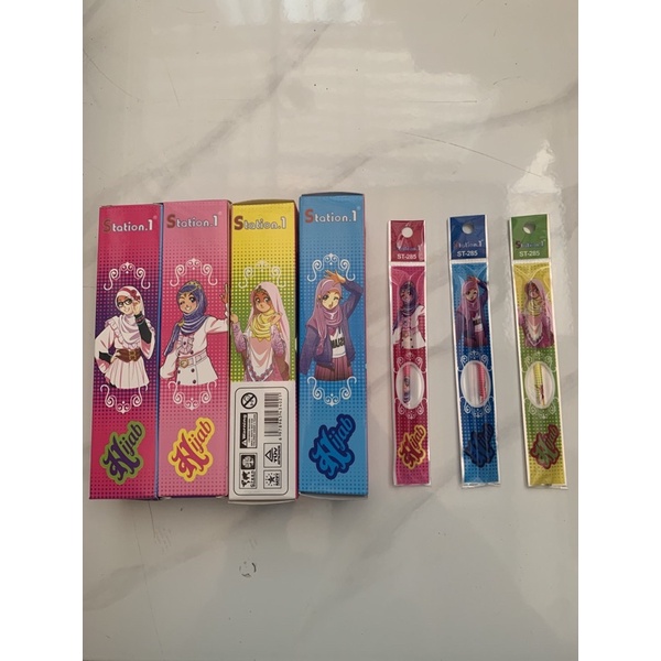 

Isian Pulpen Gel Ink Refills Station 1 ST-285 0.38mm 20 pcs