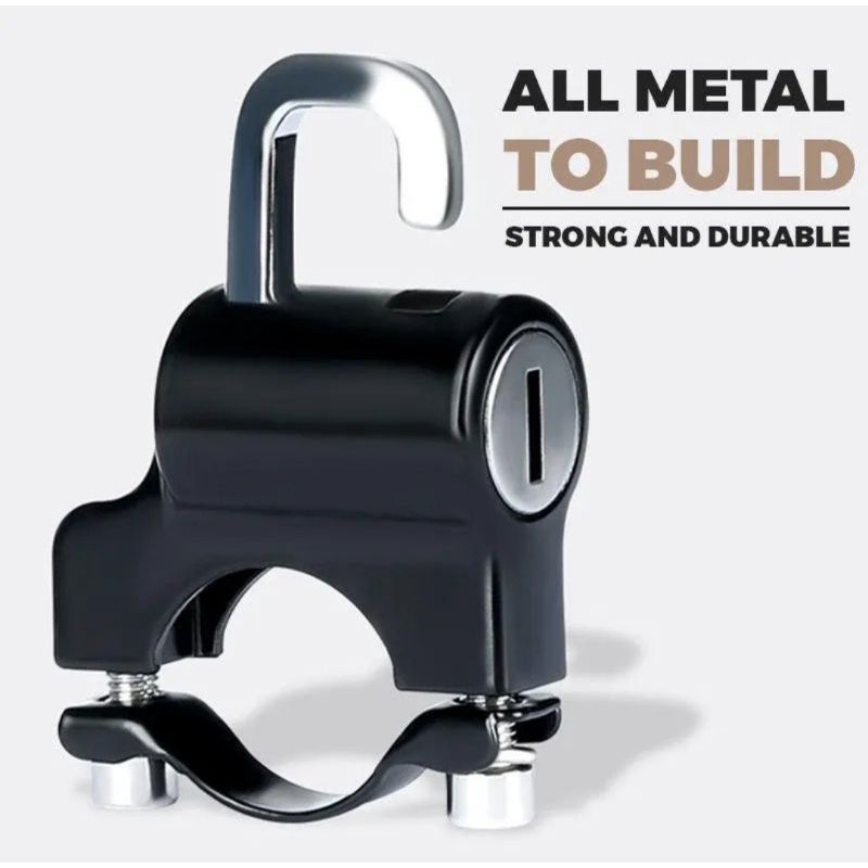 Kunci Helm Stang Motor Anti Maling - Pengaman Helm Saat Parkir  Mudah di Pasang