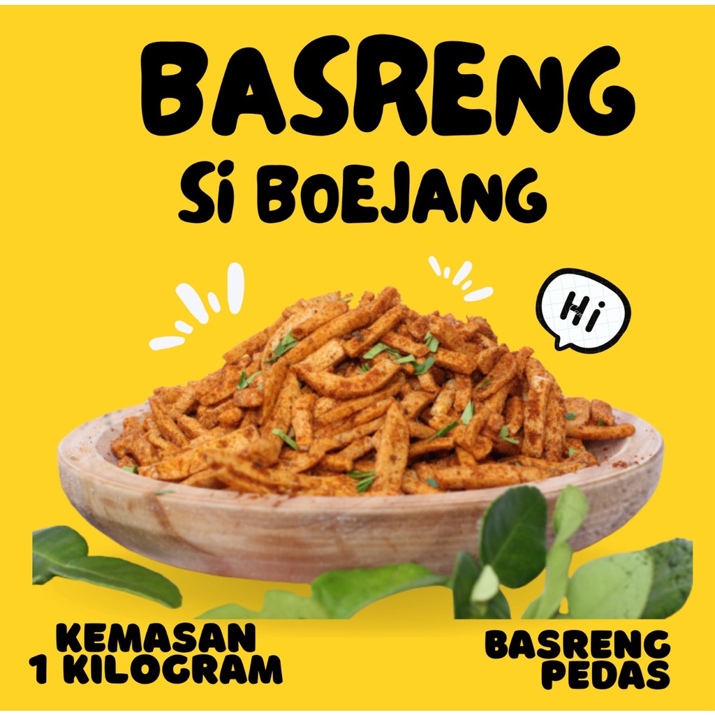 

BASRENG DAUN JERUK 1kg PEDAS ORIGINAL MANIS CEMILAN MAKANAN RINGAN