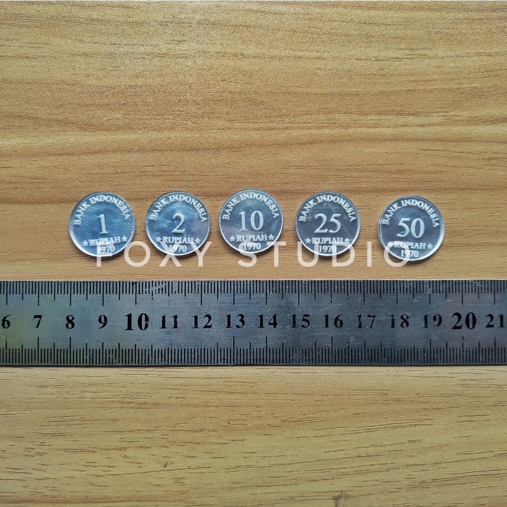 UANG KOIN MAHAR AKRILIK / REPLIKA KOIN MAINAN ACRYLIC