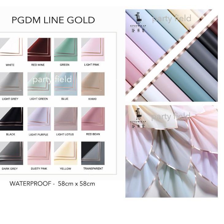 

Baru Puas [1PAK/20PCS] PGDM kertas buket bunga / flower wrapping paper