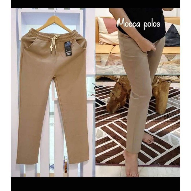 CELANA PANJANG POLOS WANITA NERON//CELANA PANJANG KANTOR WANITA POLOS NERON/Celana polos wanita import cotton polyester