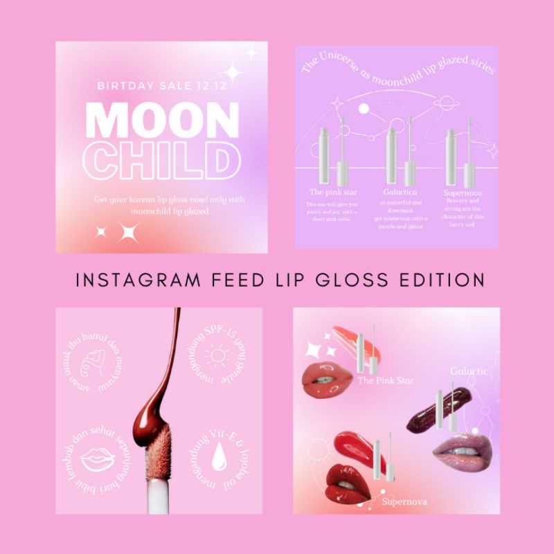 Jasa Pembuatan Template Feed Instagram Skincare Edition