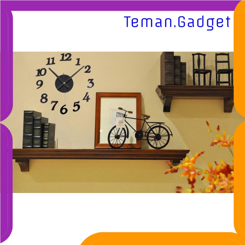 TG-PJM Taffware Jam Dinding DIY Giant Wall Clock Quartz 30-50cm - DIY-03