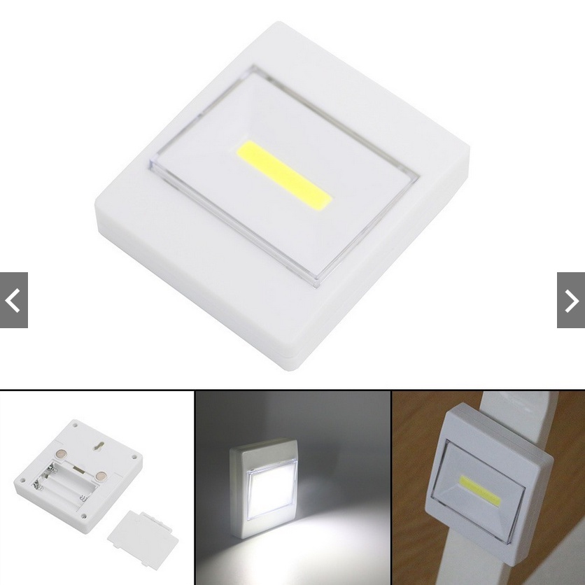 Lampu Emergency LED Elektrik Switch Light Darurat Tempel COB MITSUYAMA MS 8508 10 Watt