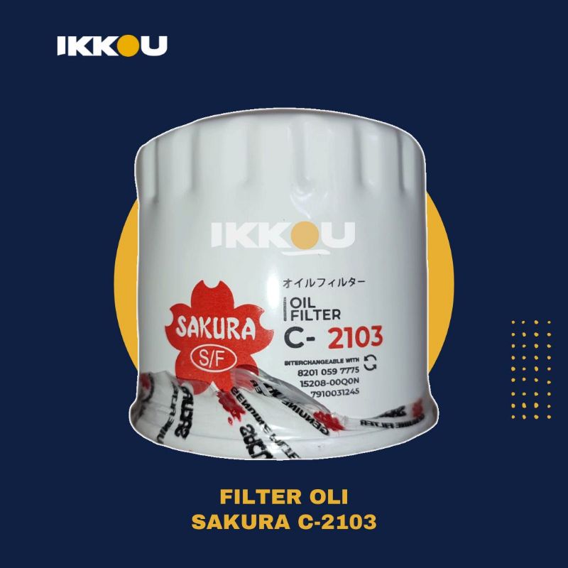 FILTER OLI SAKURA 2103 - SPARE PART FORKLIFT