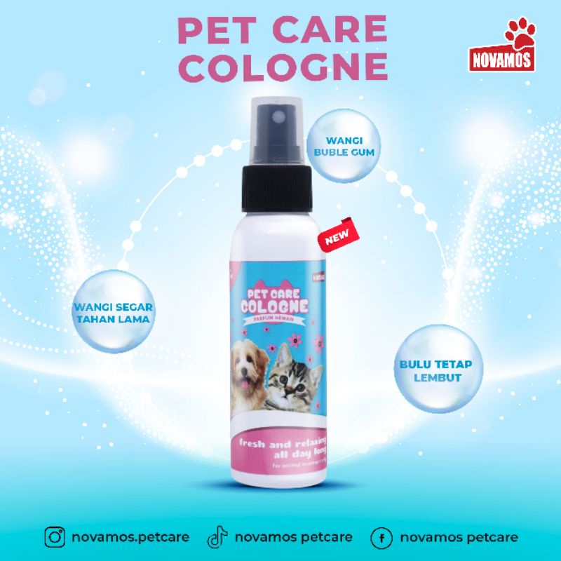 NOVAMOS PET CARE COLOGNE PARFUM HEWAN PELIHARAAN - 100ML