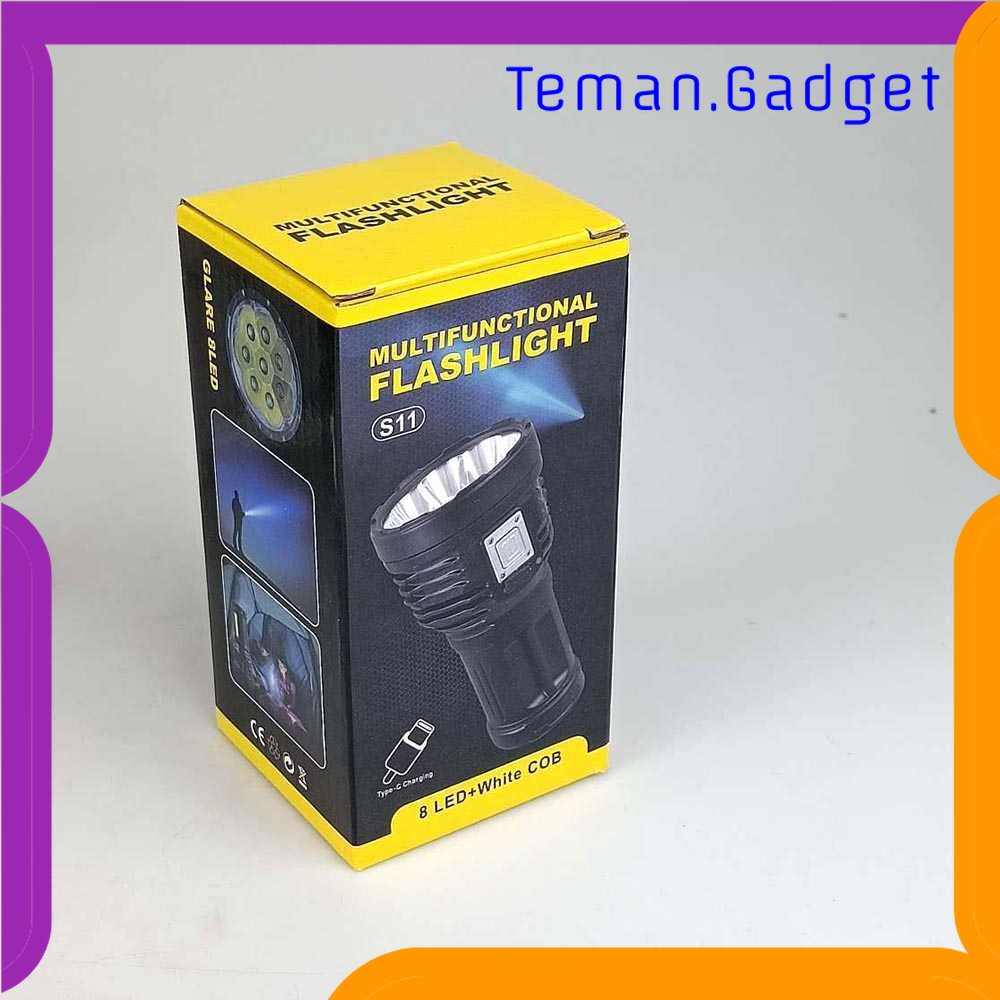 TG-SNT Zhiyu Senter LED Flashlight Waterproof USB Rechargeable XPE+COB - S11