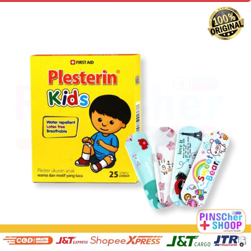 Plesterin Kids Onemed Isi 25 Pcs Motif Kartun