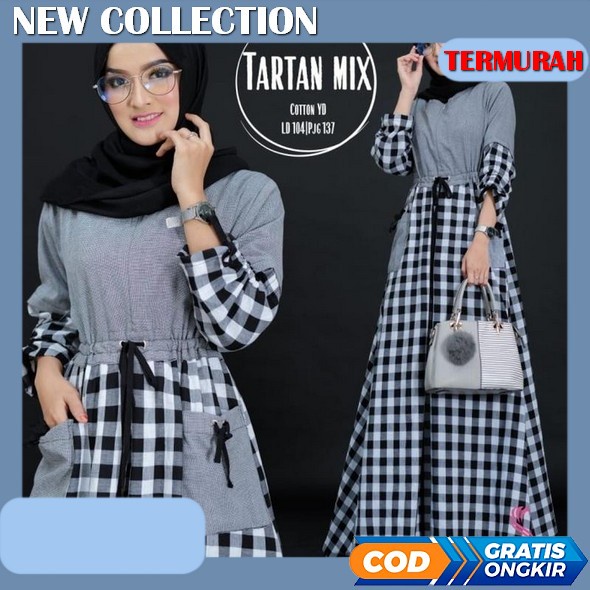 Baju Gamis Wanita Matt Crinkle Airflow Allesha Mix Bordir Mewah Terbaru Gamis Matt Crinkle Gaun Pest