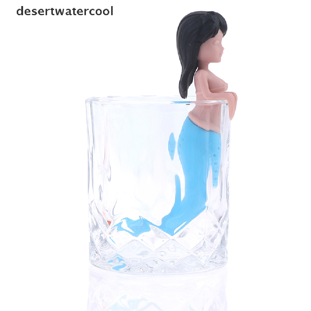 Deid Mermaid Tea Infuser Silicone Kantong Teh Reusable Strainer Filter Teko Infusers Martijn