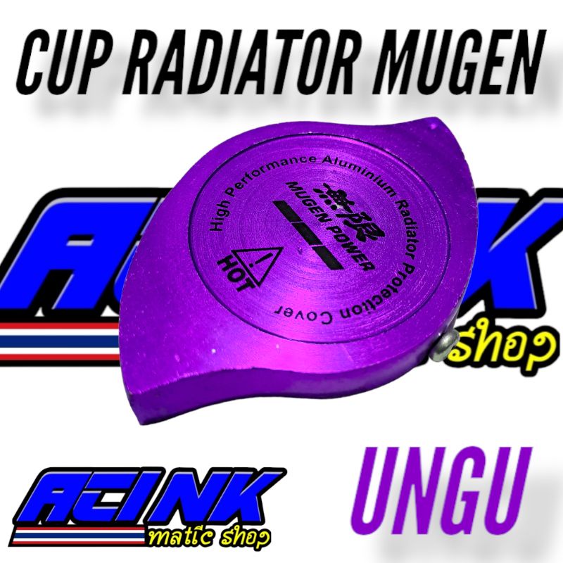 0TUTUP CAP RADIATOR MUGEN FULL CNC NMAX AEROX PCX VARIO CBR