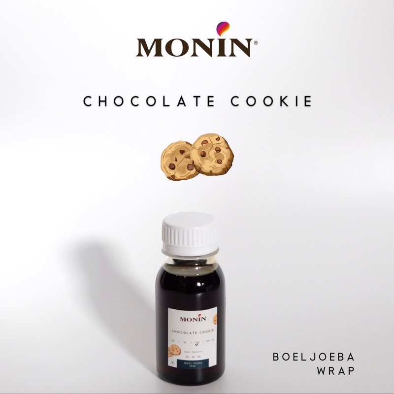 Monin Chocolate Cookie Syrup Repack [30, 50, 100] g