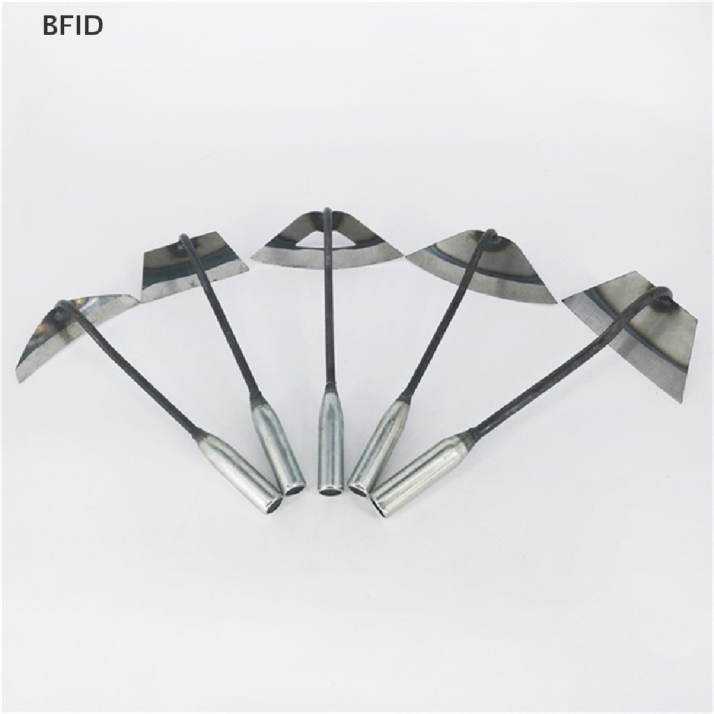 [BFID] 1pc All-steel Hardened Hollow Hoe Handheld Weeding Rake Plang Pertanian Sayur Taman Alat Pertanian Weeding Aksesoris [ID]