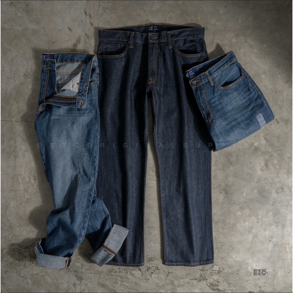 G*P Men's Straight Tapered Fit Denim