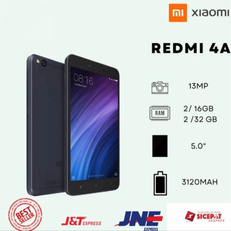 Xiaomi redmi 4A Hp second kondisi normal no minus