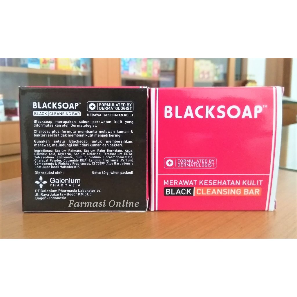 blacksoap 60 gram / sabun gatal / sabun scabies