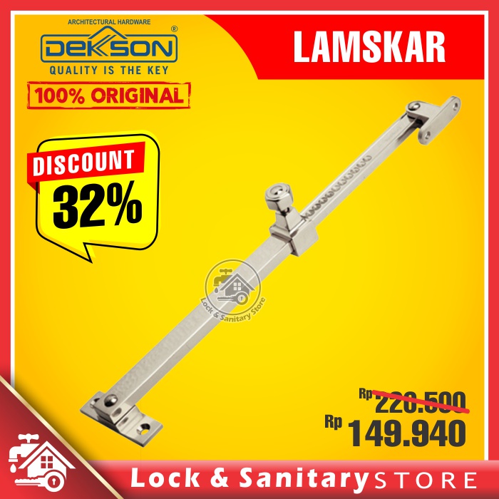 Penahan Jendela Dekson Dekkson 001 BR SN  Lamskar Jendela