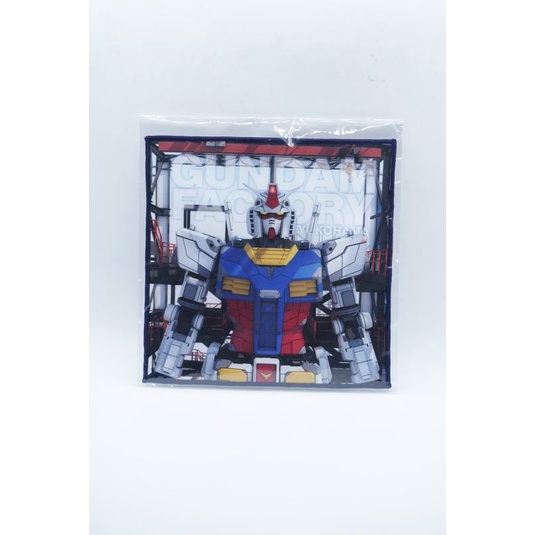 Gundam Factory Towel Merchandise Yokohama Bandai Namco Sapu Tangan