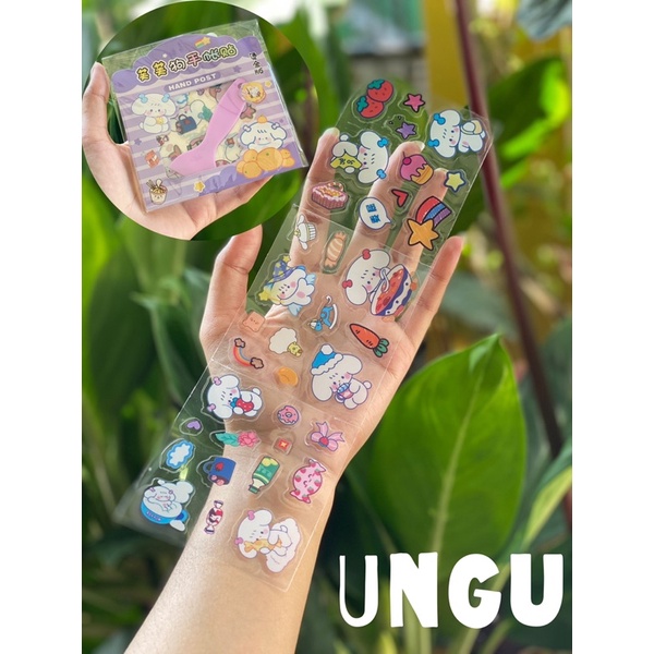 sticker momo korea viral hand post sticker stiker bening sticker transparan stiker gelas stiker spatula