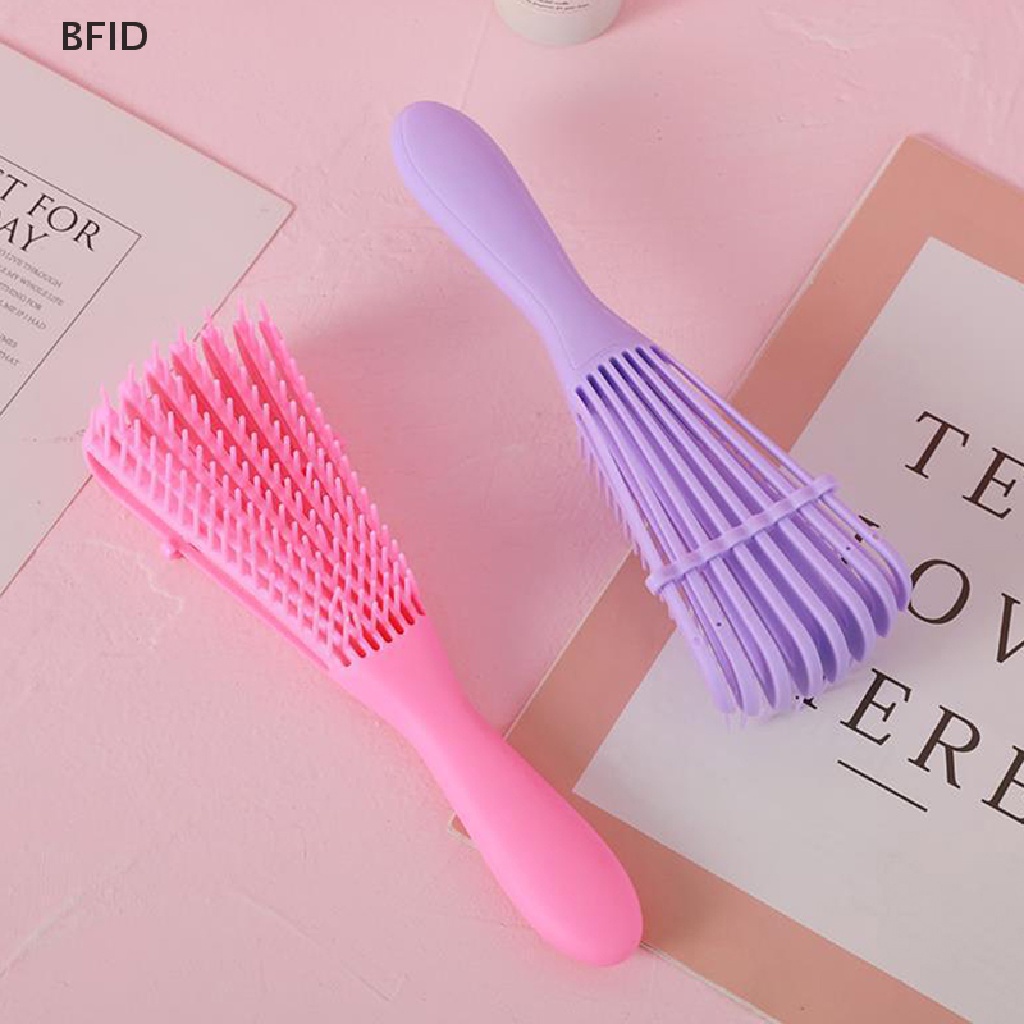 [BFID] Dropshipping Detangling Sikat Rambut Pijat Kulit Kepala Keriting Rambut Wanita Sisir Hairbrush [ID]