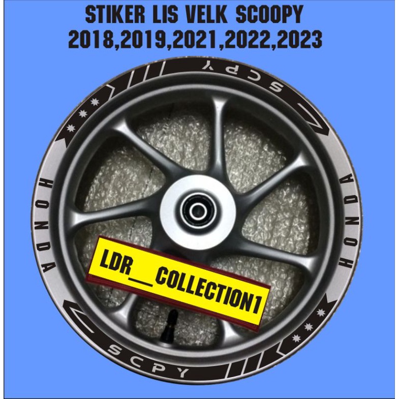 sticker cutting stiker variasi lis velk scpy honda scoopy