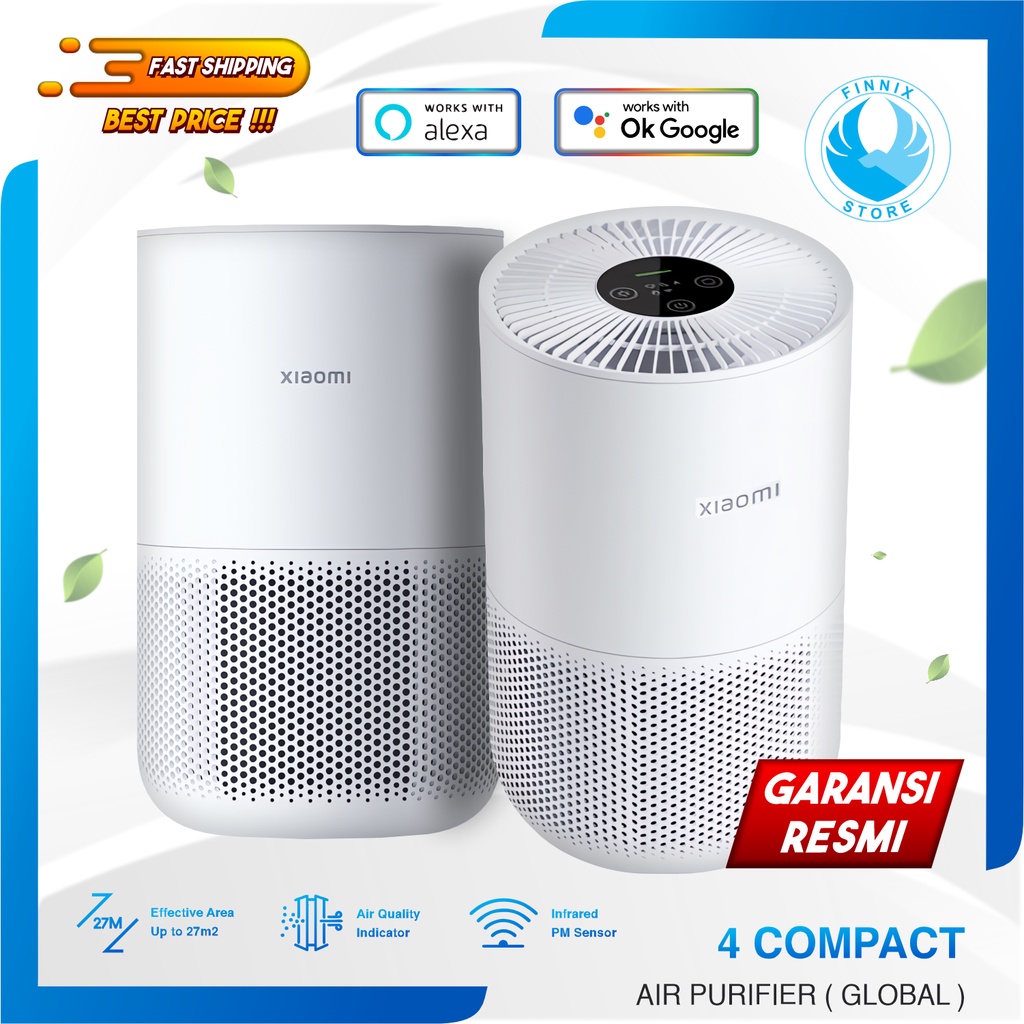 Mi Air Purifier 4 Compact - Penyaring Pembersih Udara