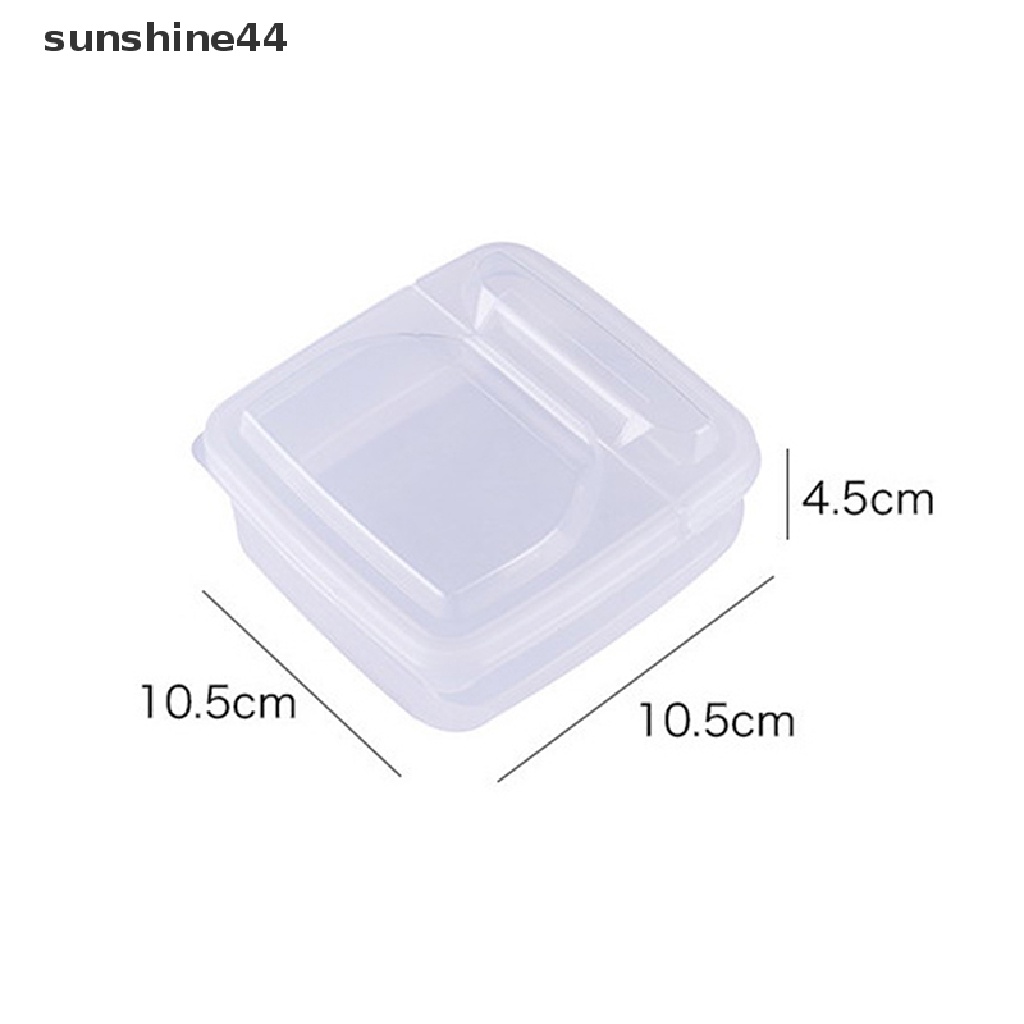 Sunshine Butter Cheese Storage Box Kulkas Portable Fresh-keeping Organizer Case.