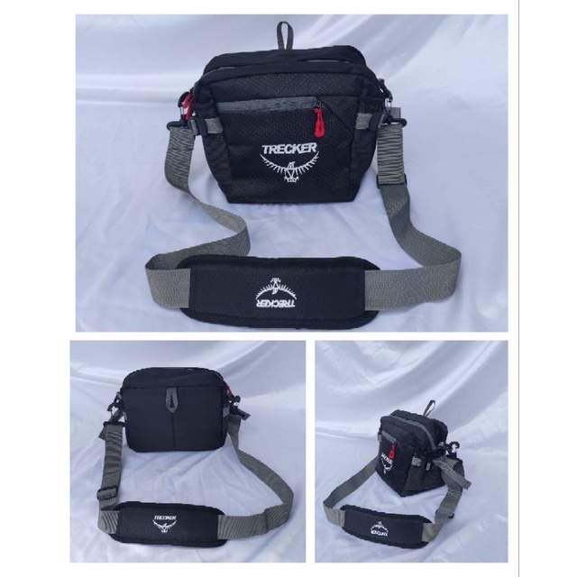 4 Warna Tas Selempang Camera Tracker Anti air # Tas Slingbag Pria Bantalan Pundak