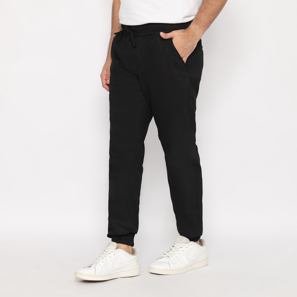 RS31 Jogger Pants Hitam - Celana Joger Pria Karet Jumbo