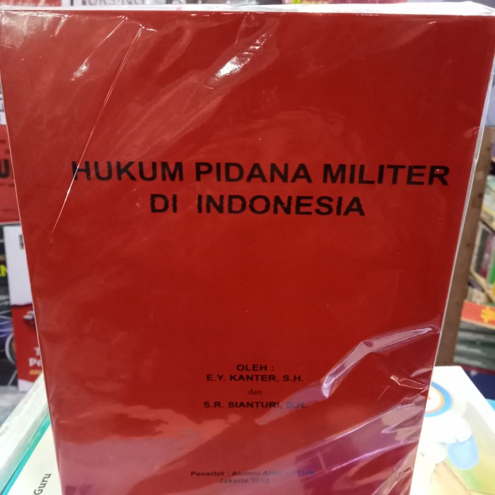 Hupi Buku Hukum Pidana Militer