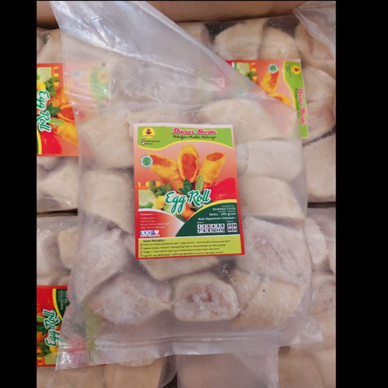 Egg chicken roll