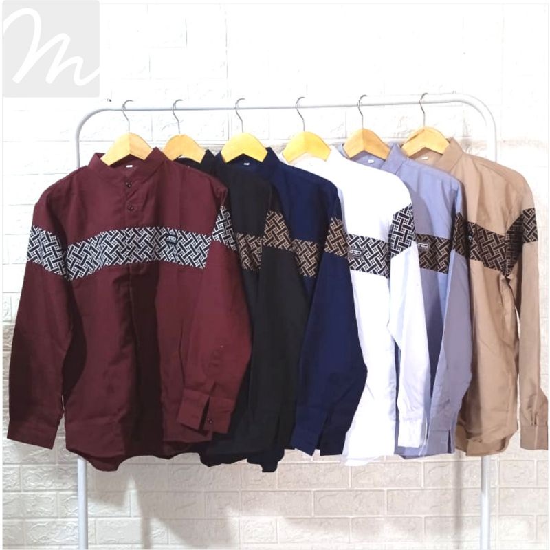 BAJU MUSLIM KOKO KURTA PRIA DEWASA LENGAN PANJANG KEMEJA PRIA PAKAIAN MUSLIM BAHAN TOYOBO PREMIUM