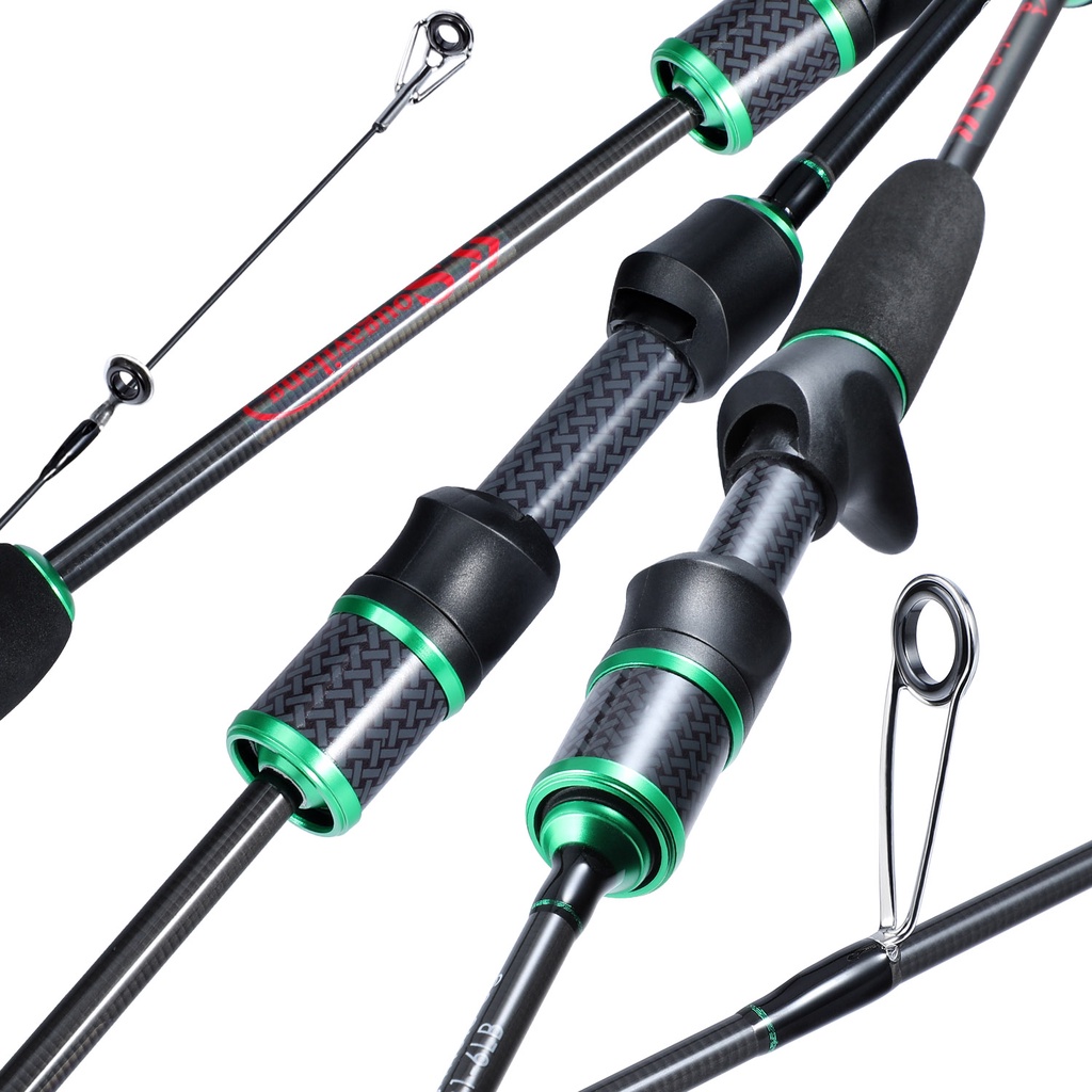 Sougayilang Joran Pancing Joran Pancing 1.68-1.8M Spinning Casting Fishing Rod 2 Sections Carbon Fishing Pole Fishing Tackle Max Drag 5kg Fishing Rod  For Freshwater or Saltwater Joran Pancing