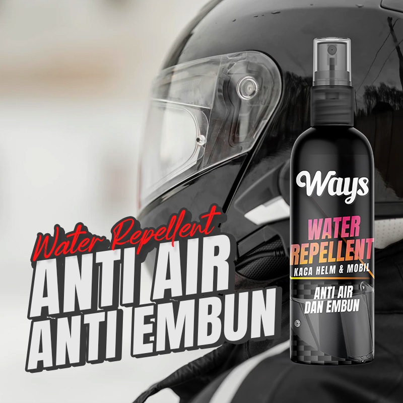 [A042] WAYS Water Repellent Pembersih Kaca Anti Air Embun Kacamata Helm Spion Mobil