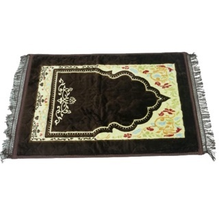 Sajadah TEBAL Premium Motif kubah rumbai - A (3) / Sajadah TERMURAH Uk 70cm x 110cm