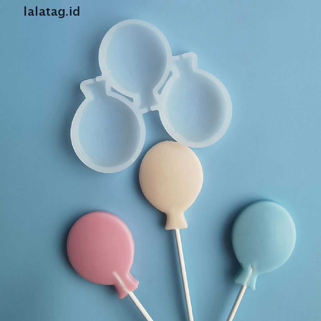 [lalatag] Cetakan Silikon Balon DIY Lolipop Fondant Candy Resin Clay Cetakan Coklat [ID]