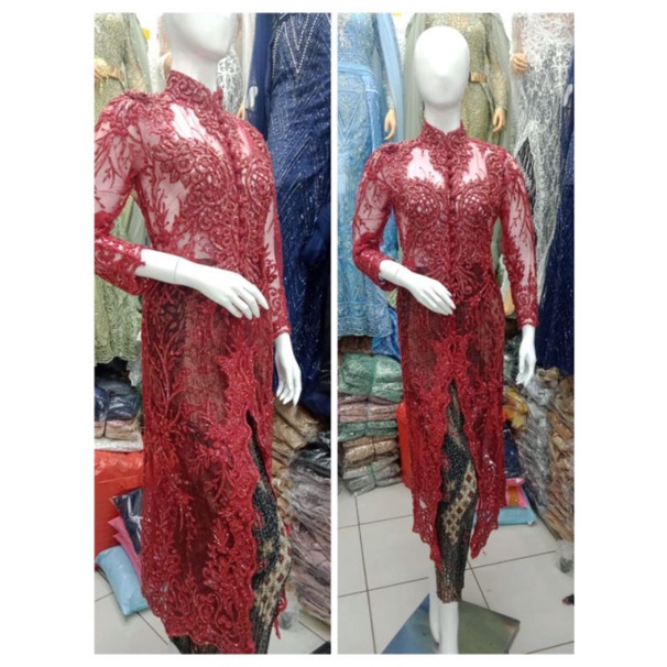 kebaya ibu besan full Payet depan belakang sematakai)