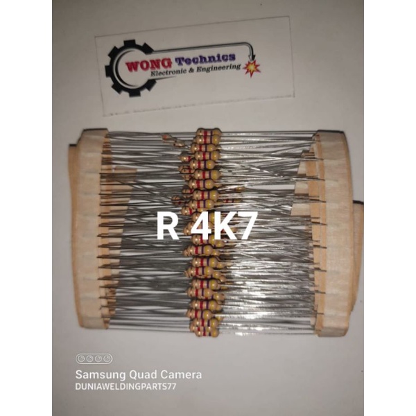 RESISTOR 4K7 (5% 1/4watt)