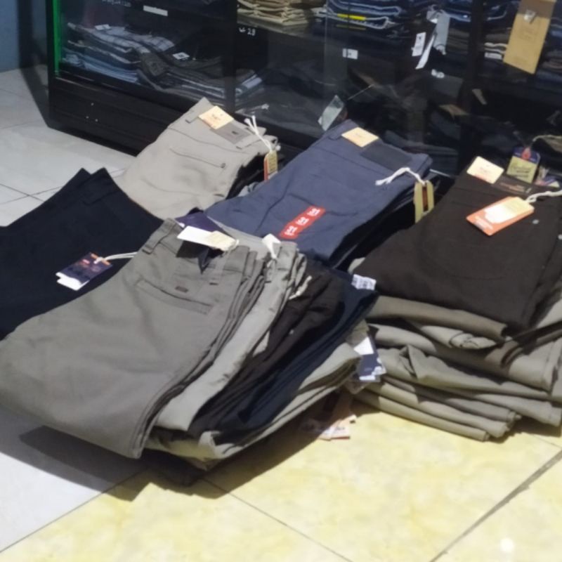 celana pria cardinal casual promo beli 1 gratis 1 - celana casual pria cardinal original