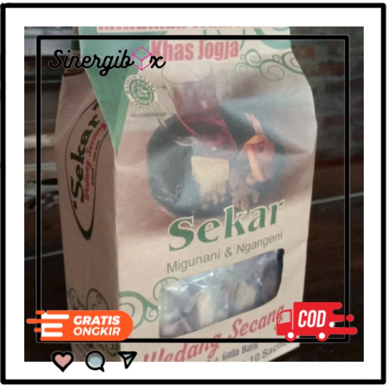 

Wedang Secang Sekar Komplit isi 10 Asli Imogiri