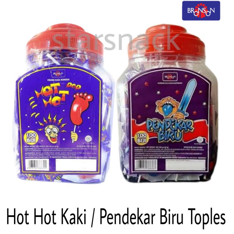 

Permen Hot Hot Kaki /Pendekar Toples isi 100pc