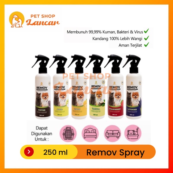 REMOV Spray Penghilang Bau tanpa Noda 250ml