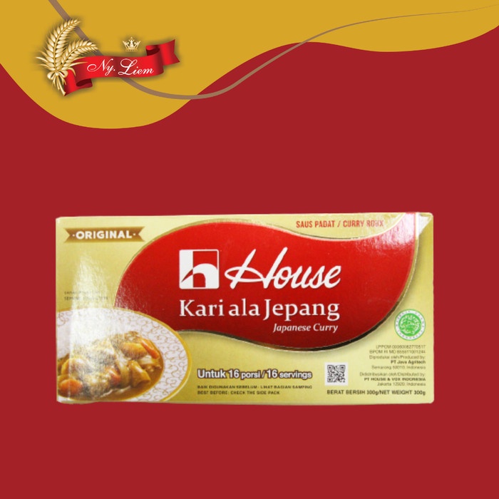 HOUSE Japanese Curry / Kari Jepang Original 300 gram