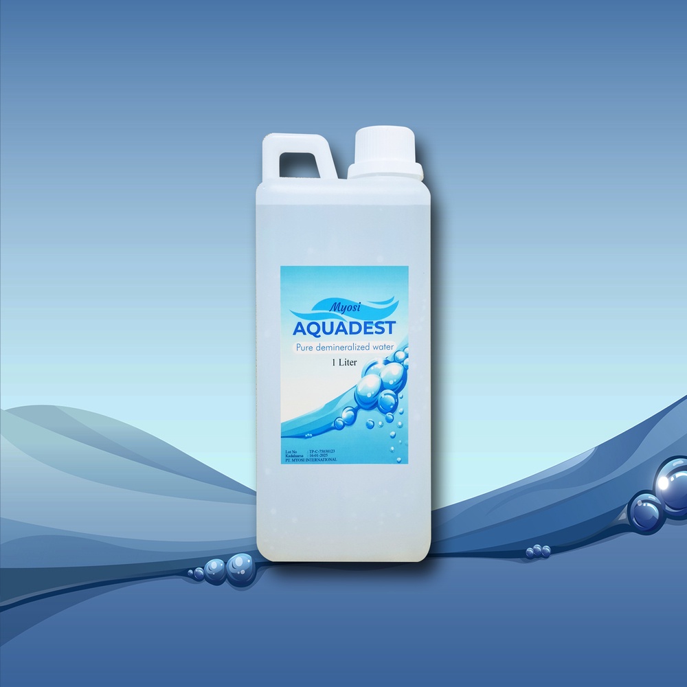 Jual Myosi Aquadest Distilled Water 1 Liter Air Suling 1000ml Shopee Indonesia 7318