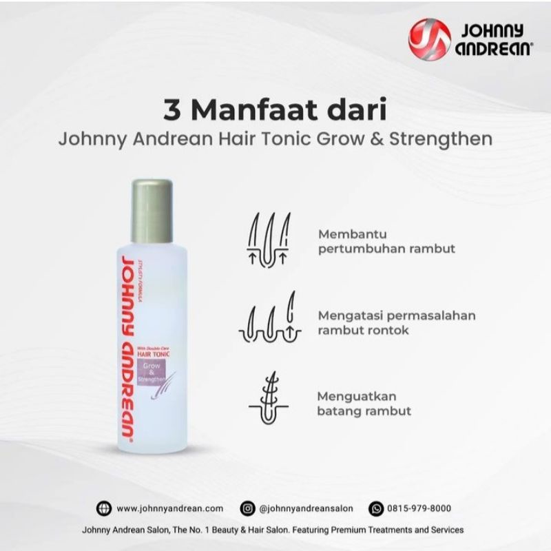 Jual Johnny Andrean Hair Tonic Shopee Indonesia