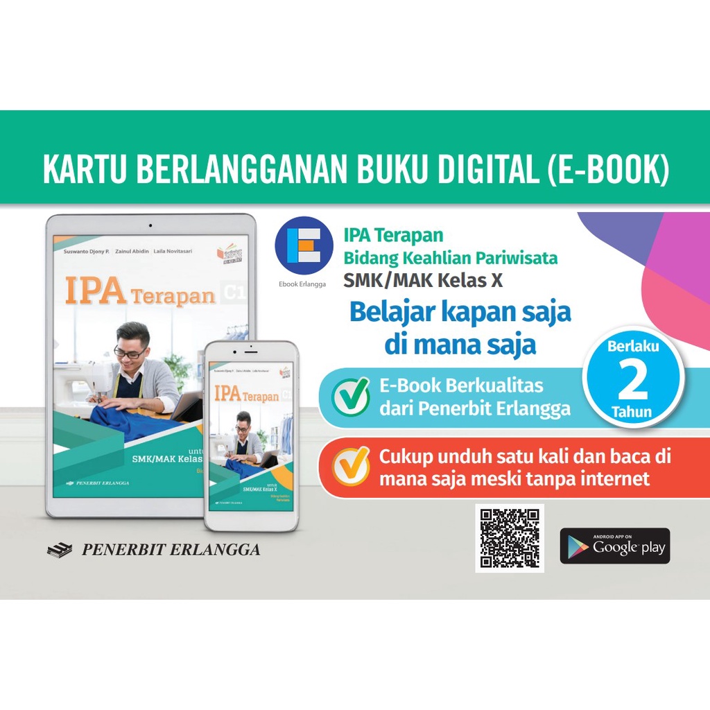 Erlangga - E-BOOK IPA TERAPAN KEAHLIAN PARIWISATA SMK KLS.X/KIKD18-2TH